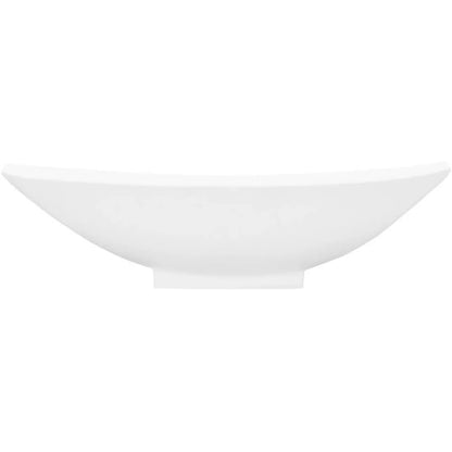 Violette 26" Resin Vessel Bathroom Sink - White