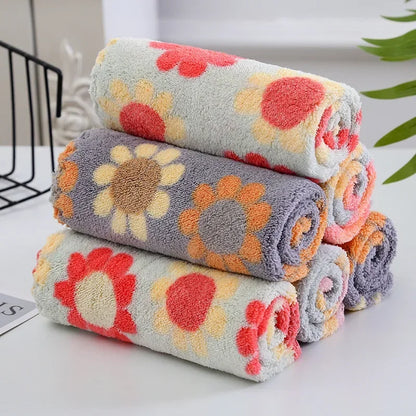4Pcs Kitchen Cleaning Cloths, Soft Absorbent Dishcloth