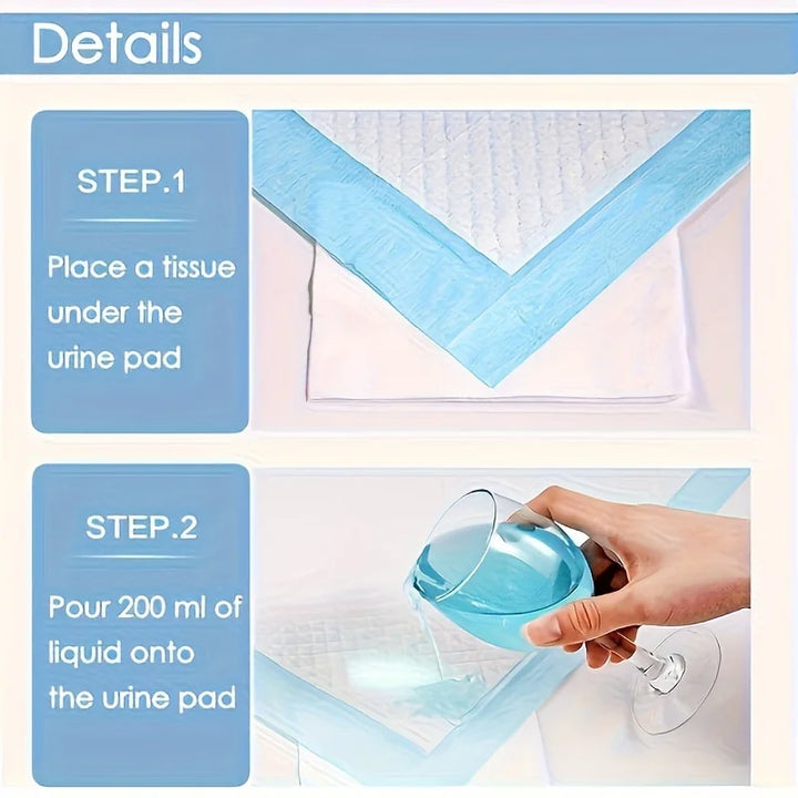 Disposable Absorbent Dog Training Pads - 100pk 6-Layer Protection