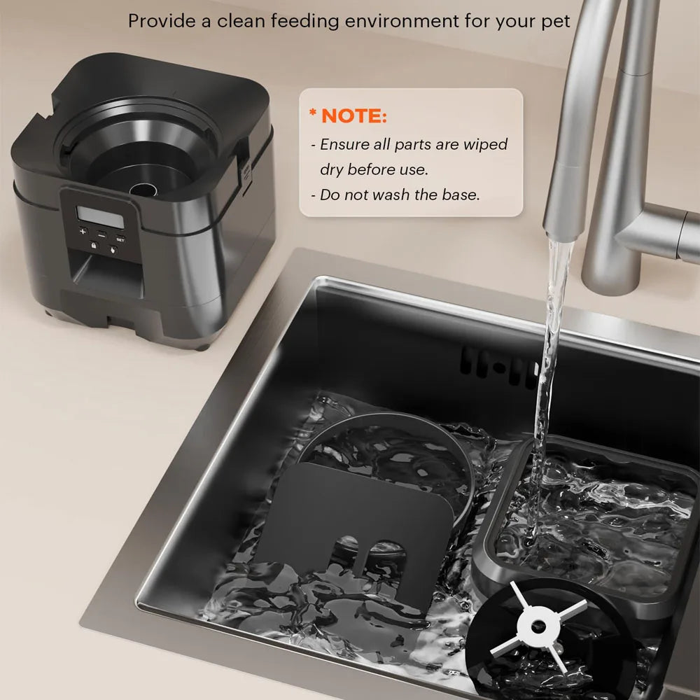 Automatic Smart Pet Feeder - Timed Cat & Dog Food Dispenser