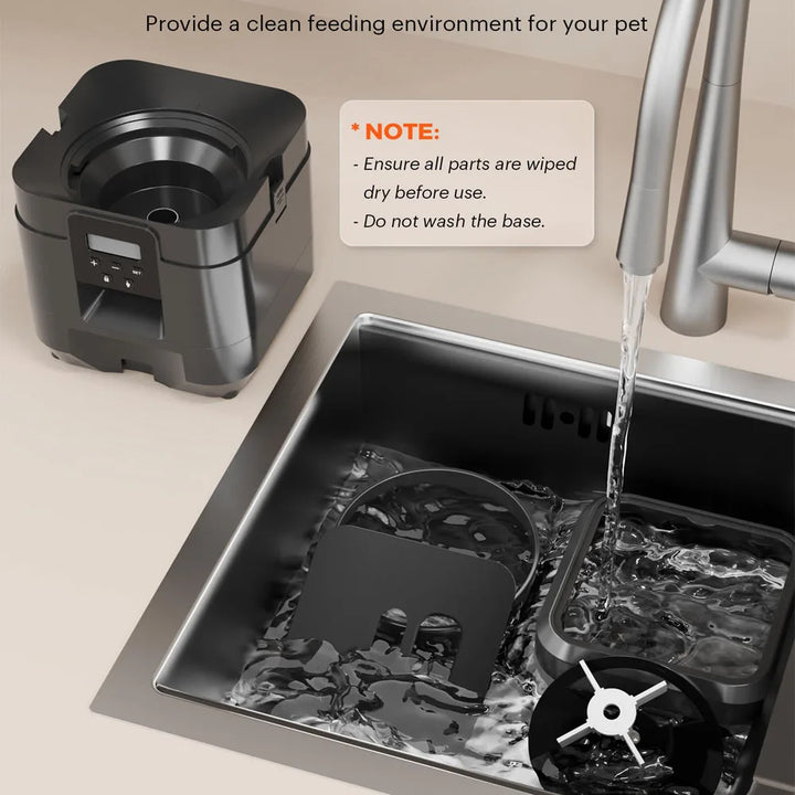 Automatic Smart Pet Feeder - Timed Cat & Dog Food Dispenser