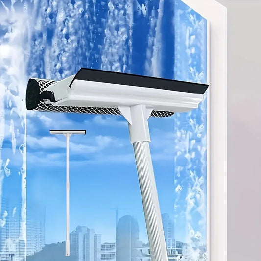 1pc Squeegee Window Cleaner 2 in 1