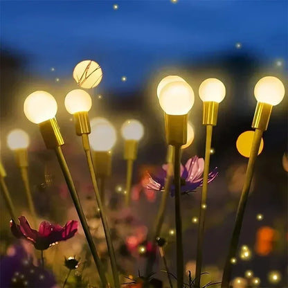 2pc solar firefly lights