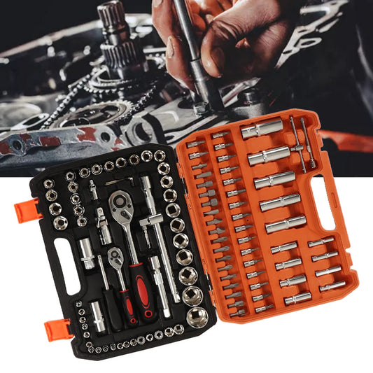 New 108Pcs Multi Function Socket Wrench Torque Tool Kit