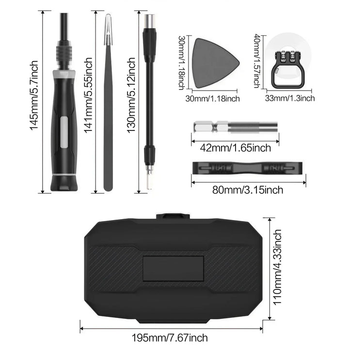 Precision Screwdriver Set Laptop Tool Kit - 152 in 1 Repair Kit