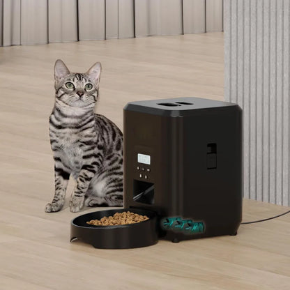 Smart Pet Feeder Cat Feeder, Dog Food Machine With Timed Quantitative Automatic