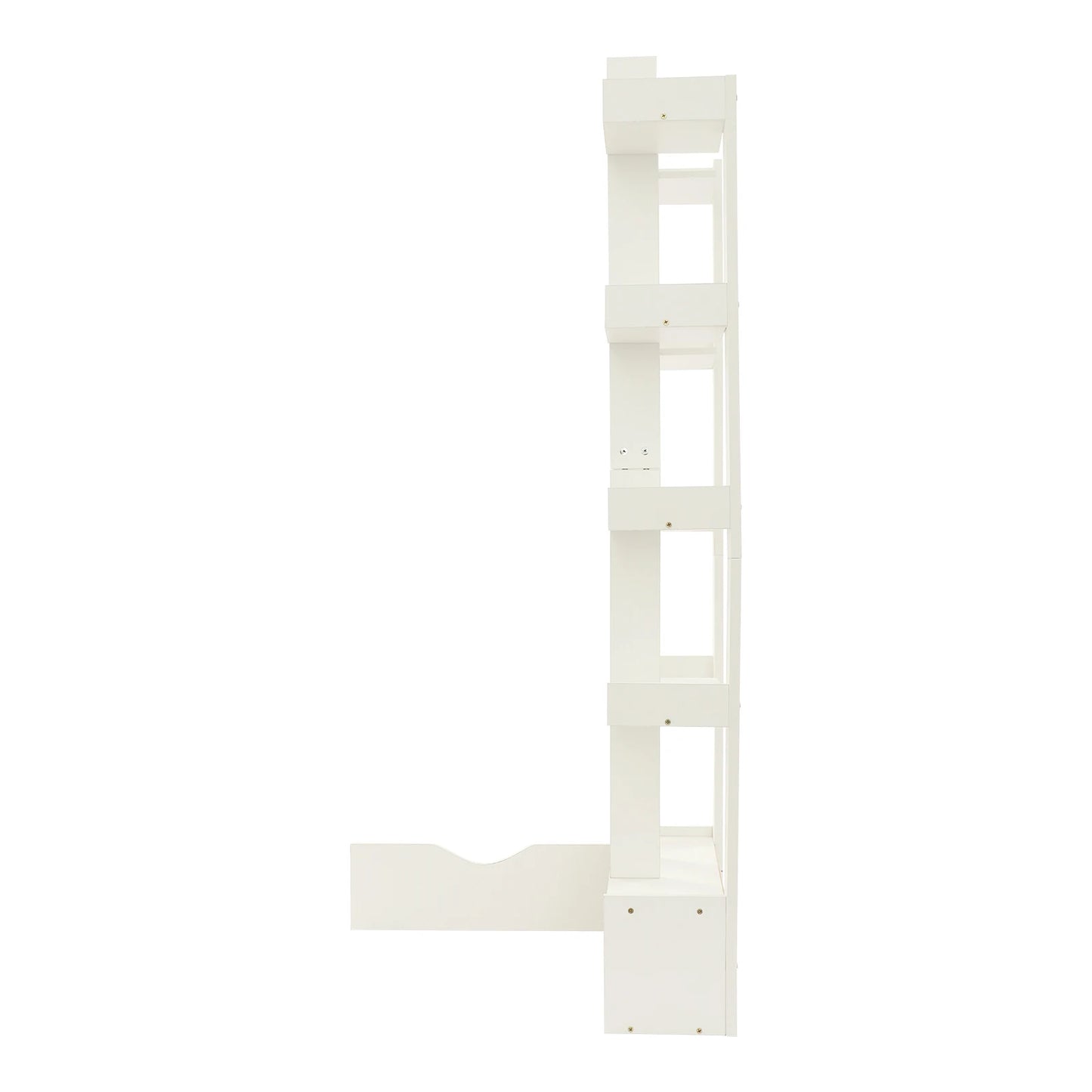 15-Compartment Bookcase with Cabinet - Modern Floor Standing