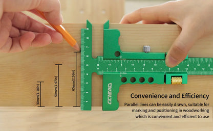 Precision Sliding Edge Ruler