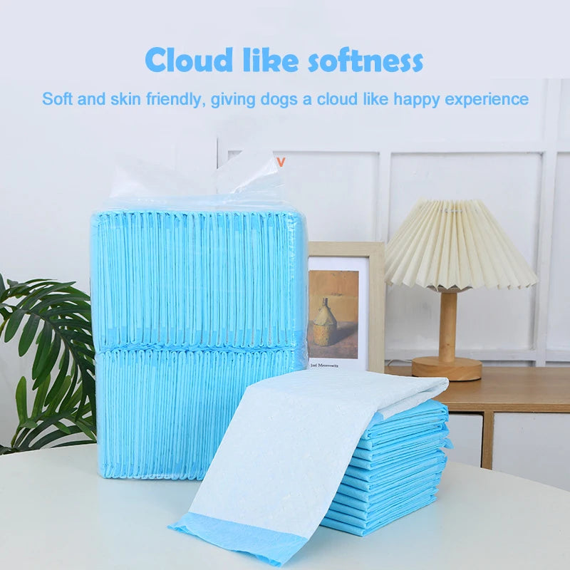 Disposable Absorbent Dog Training Pads - 100pk 6-Layer Protection