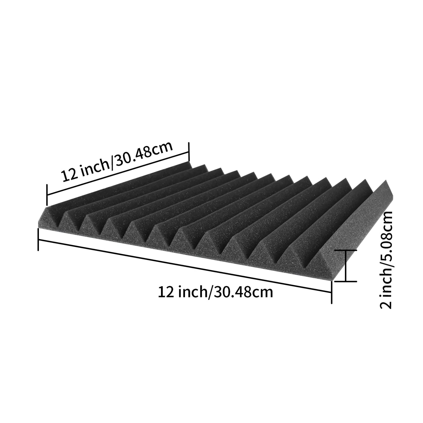 52 Pack Cheap Acoustic Foam Panels, Large Sound Proof Foam Panels for Walls