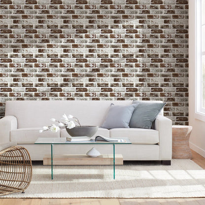 3D PVC Faux Brick Self-adhesive Wall Panel