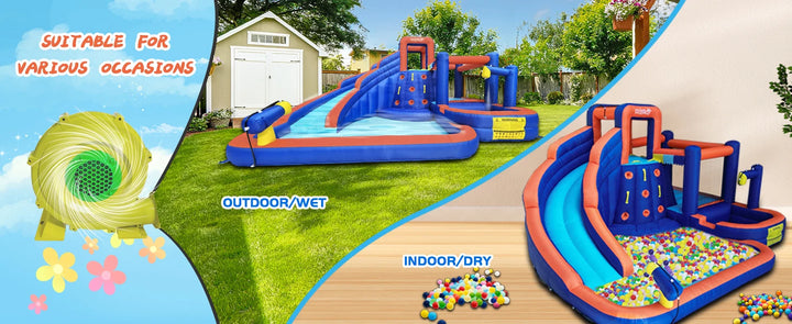 Inflatable Bounce House with Slide - Kids Jumping Castle