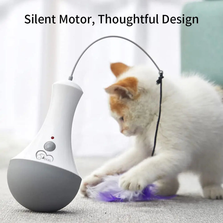 Cat Interactive Toys Funny Feather Kitten Teaser - Automatic Toy