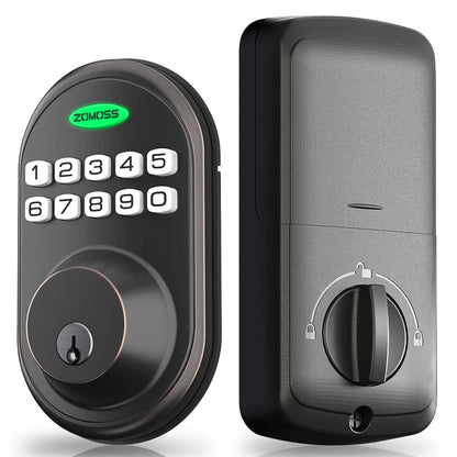 ZOMOSS Keypad Door Lock-Keyless Front Door Lock, Easy To Install