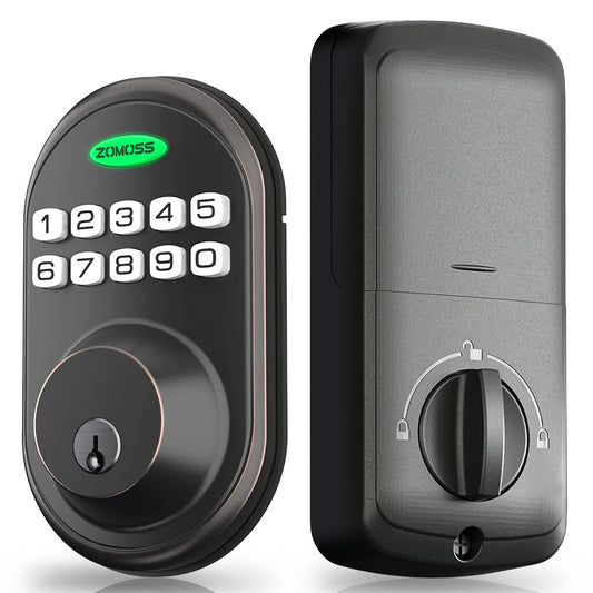 ZOMOSS Keypad Door Lock-Keyless Front Door Lock, Easy To Install
