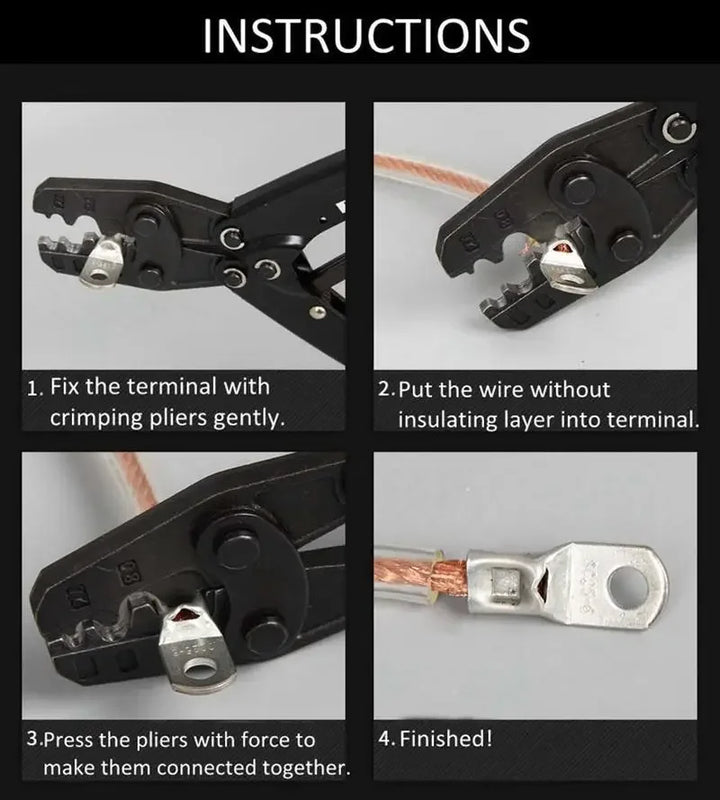 Tinned Copper Cable lugs - Heavy Duty SC Terminals Set