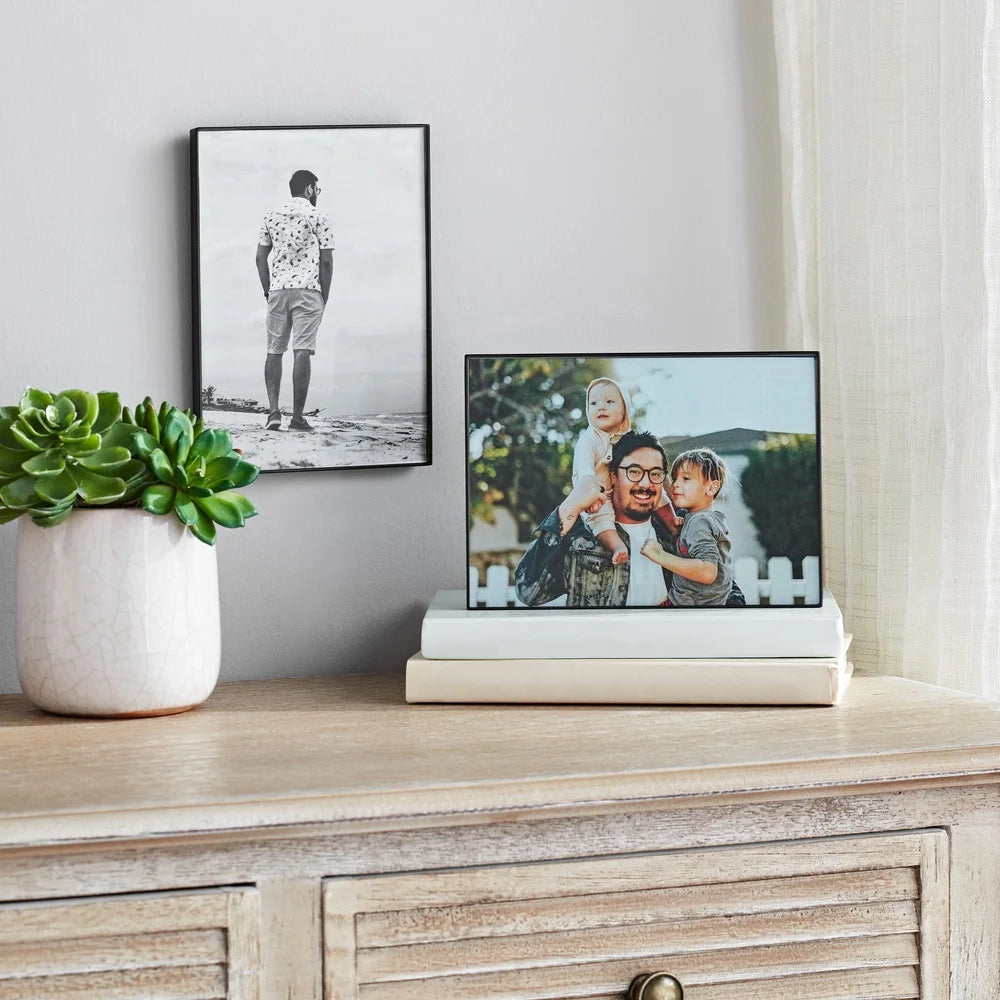 4 Pack 5x7 Front Loading Tabletop Wall Picture Frame