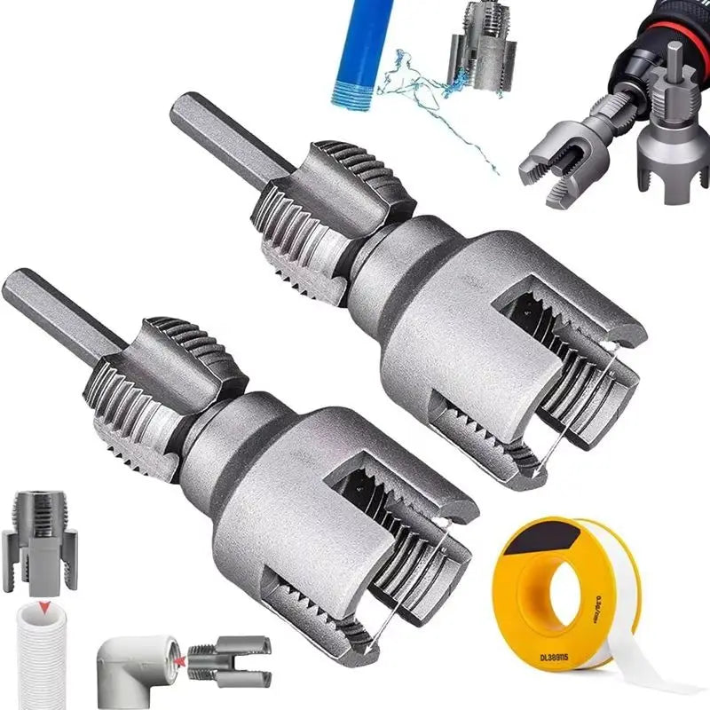 Double-Ended Internal And External Pipe Threading Tools