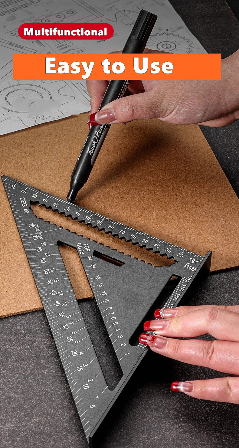 Woodworking Aluminum Alloy Triangle Gauges