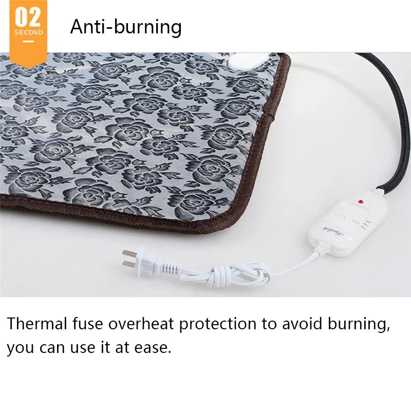Pet Heated Mat Dog Temperature Adjustable - Waterproof Pad