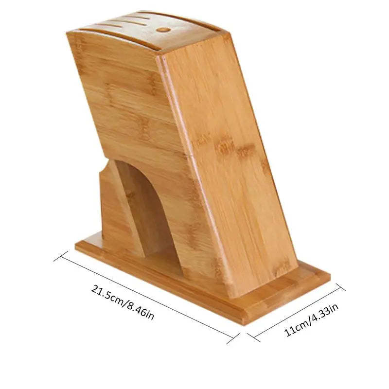 Bamboo Knife Block