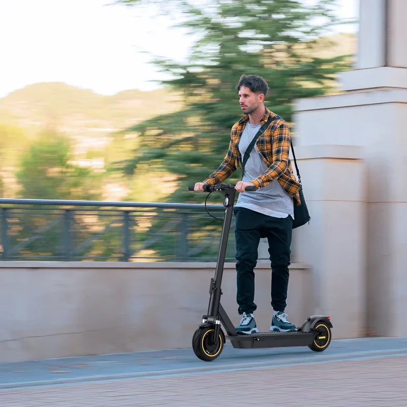 Electric Scooter: 500W Power, 35km/h Max Speed, Foldable for Adult Use.