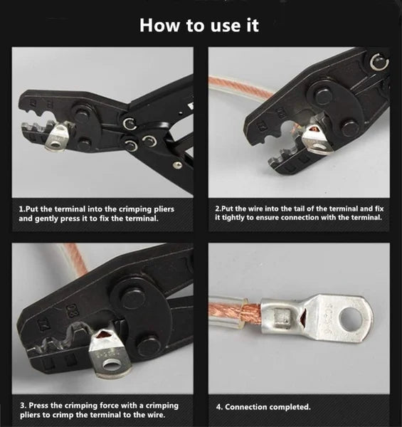 Ring Terminal Cable Shoes - Heavy Duty Copper SC Terminals