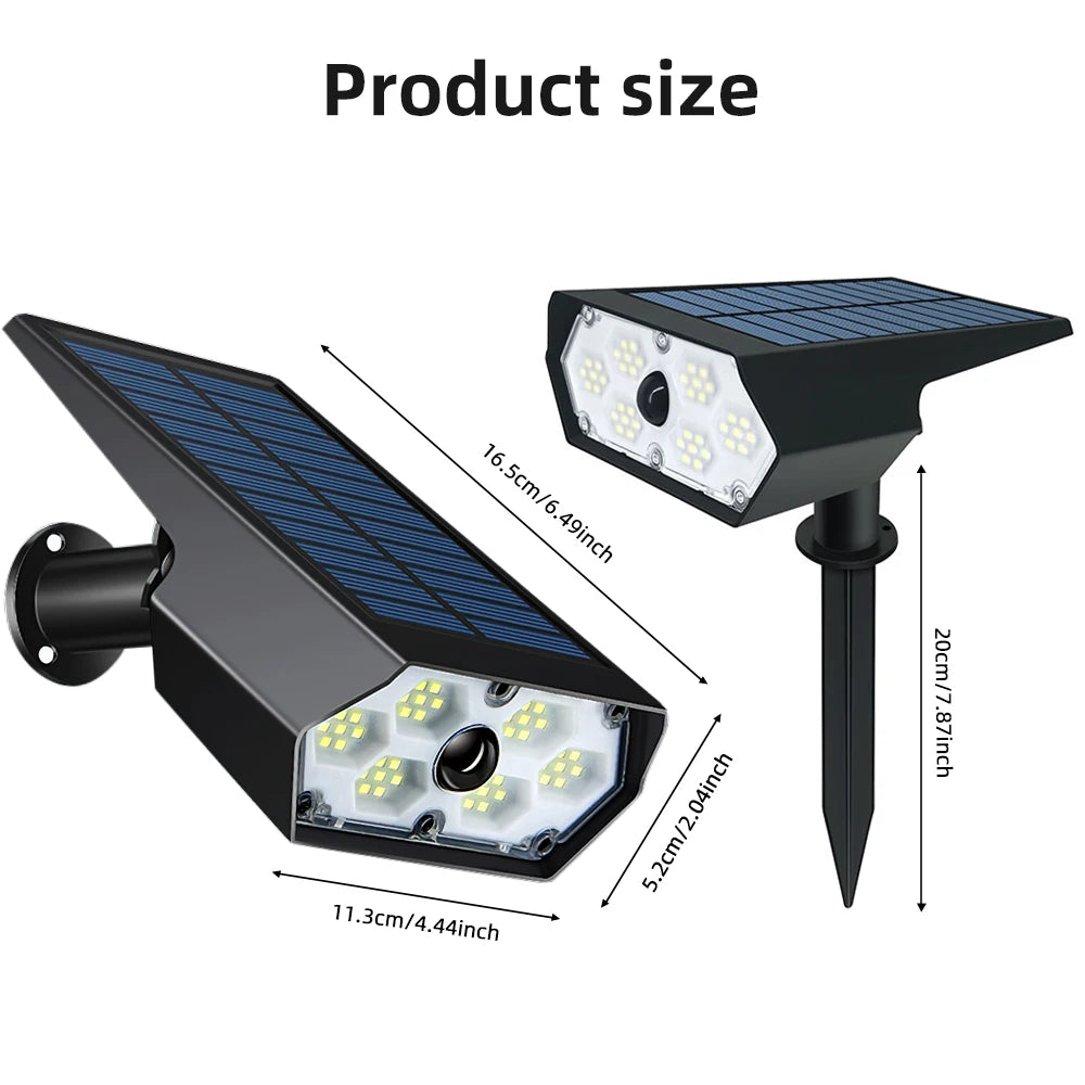 High Resolution Camera w/ Solar, Light, And Motion Sensors