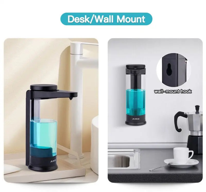 Automatic Liquid Soap Dispenser - AIKE Wall Mounted & Tabletop