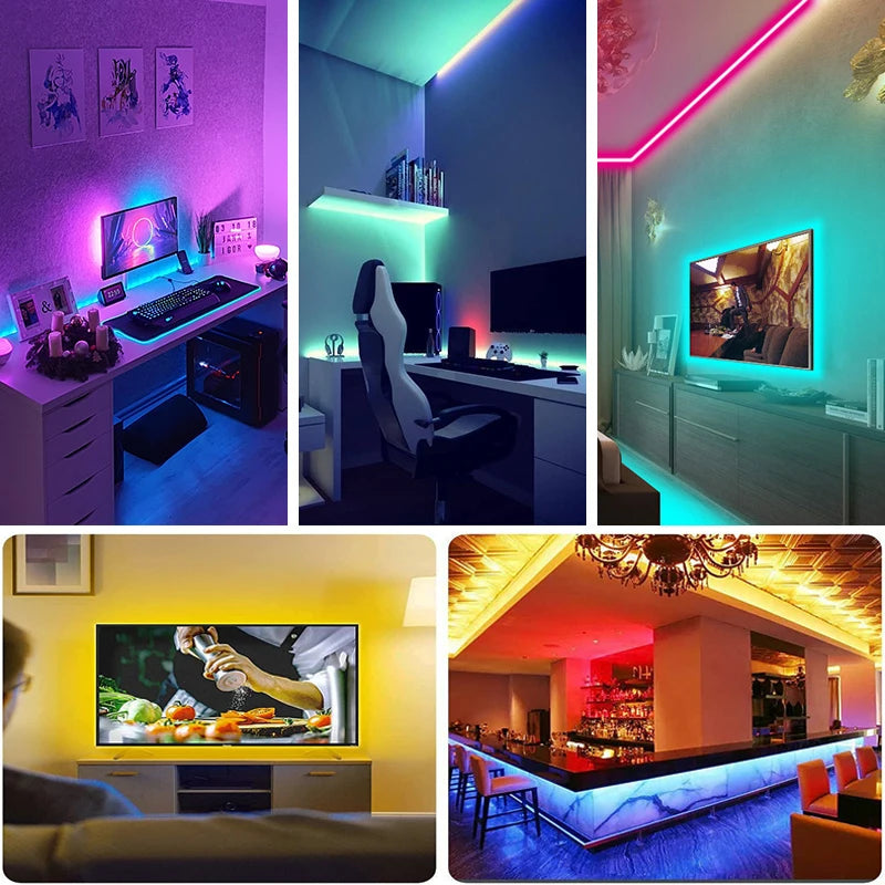 Led Strip Lights with Key Remote - 44 Key RGB Color Changing