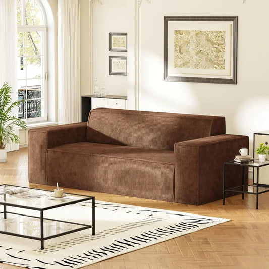 Sofa-in-a-Box, Memory Foam 3-Seater Couch