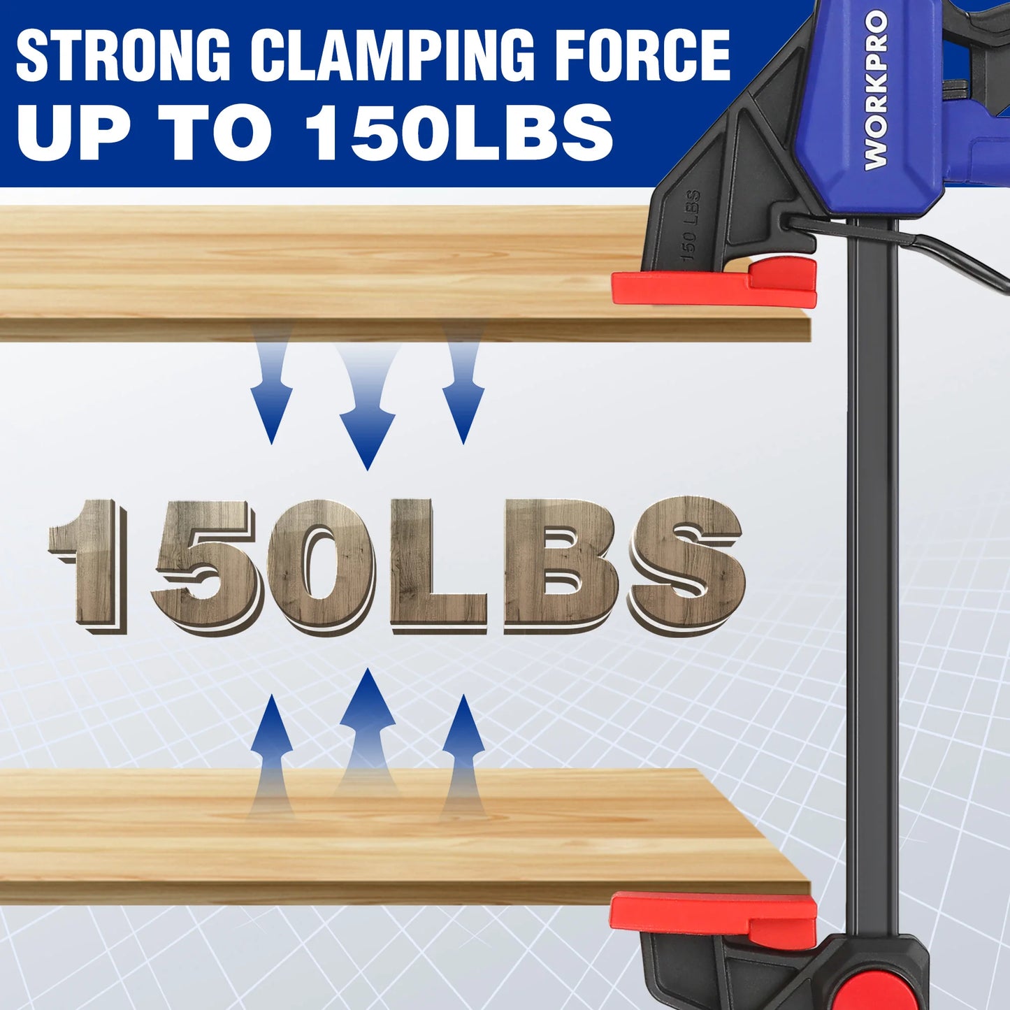 Bar Clamps for Woodworking One-Handed Clamp/Spreader