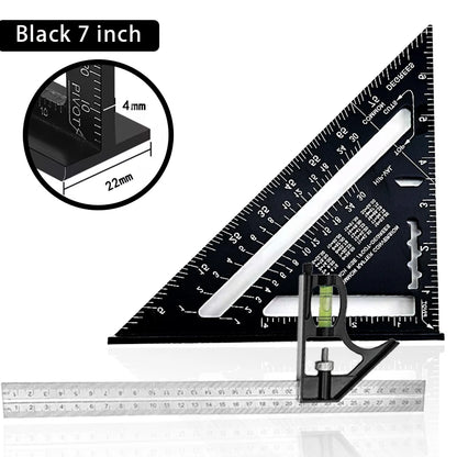 Premium Rafter Square and Combination Triangle Square Set