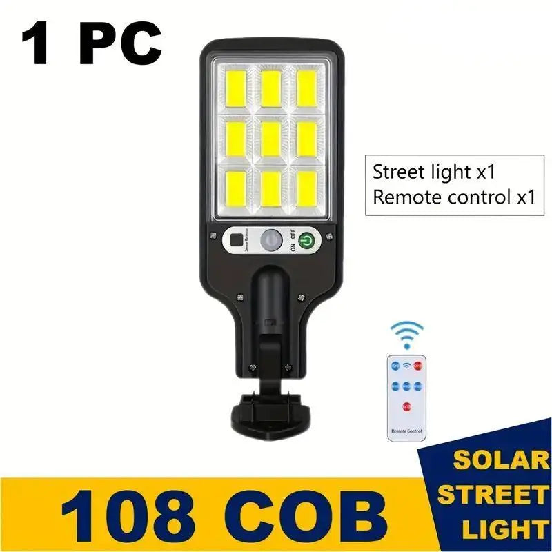1/2/4-Pack Solar Outdoor Wall Lights with Remote Control and Motion Sensor, Adjustable 3 Modes