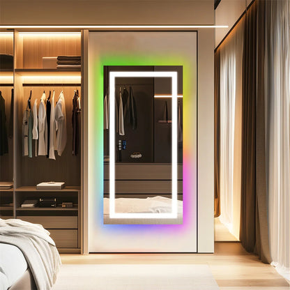 LUVODI Smart Bluetooth Bathroom Mirror LED Lighted Touch Screen