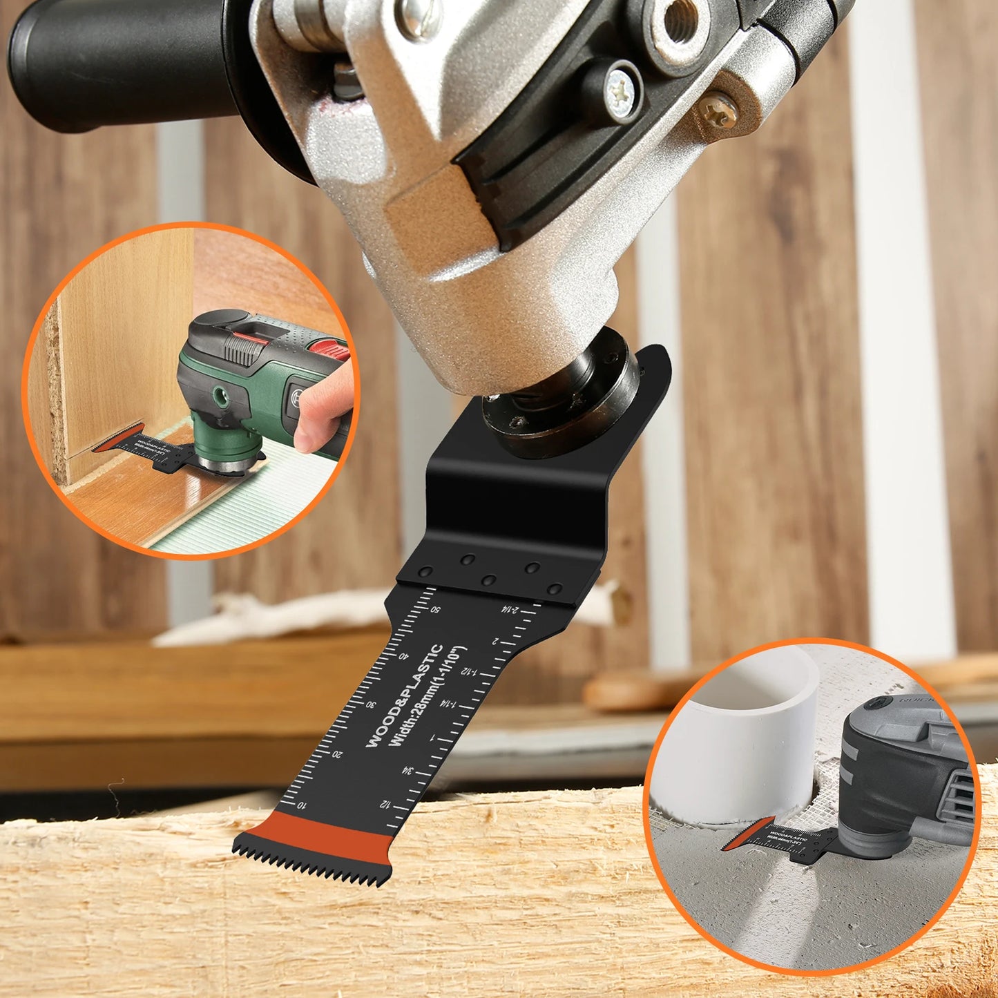 21Pcs Oscillating Saw Blades