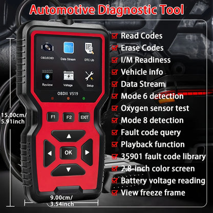 Professional OBD2 Scanner - USB-powered
