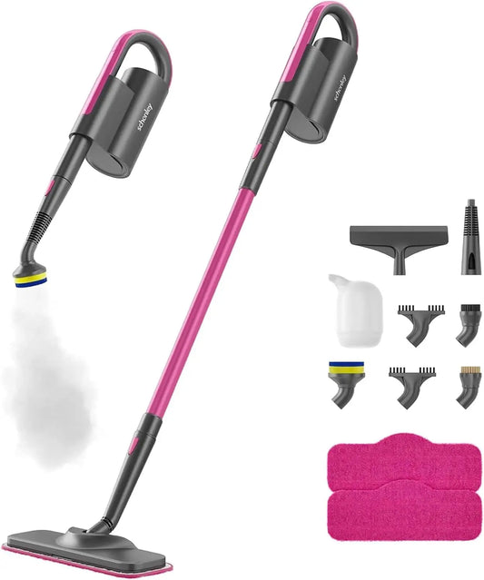 Steam Mop Cleaner with Detachable Handheld Steamer
