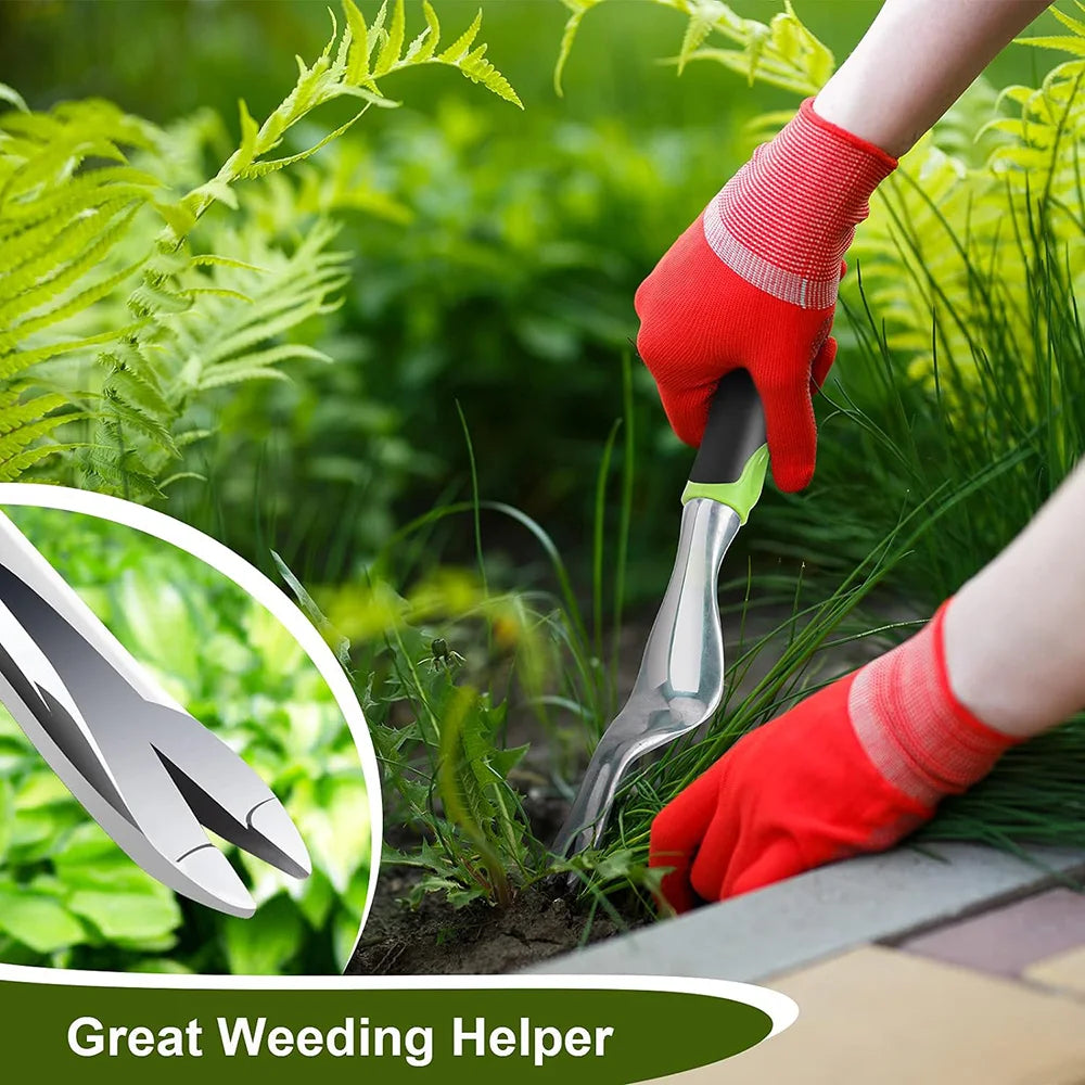 Weed Puller Tool for Garden Weeding with Ergonomic Handle