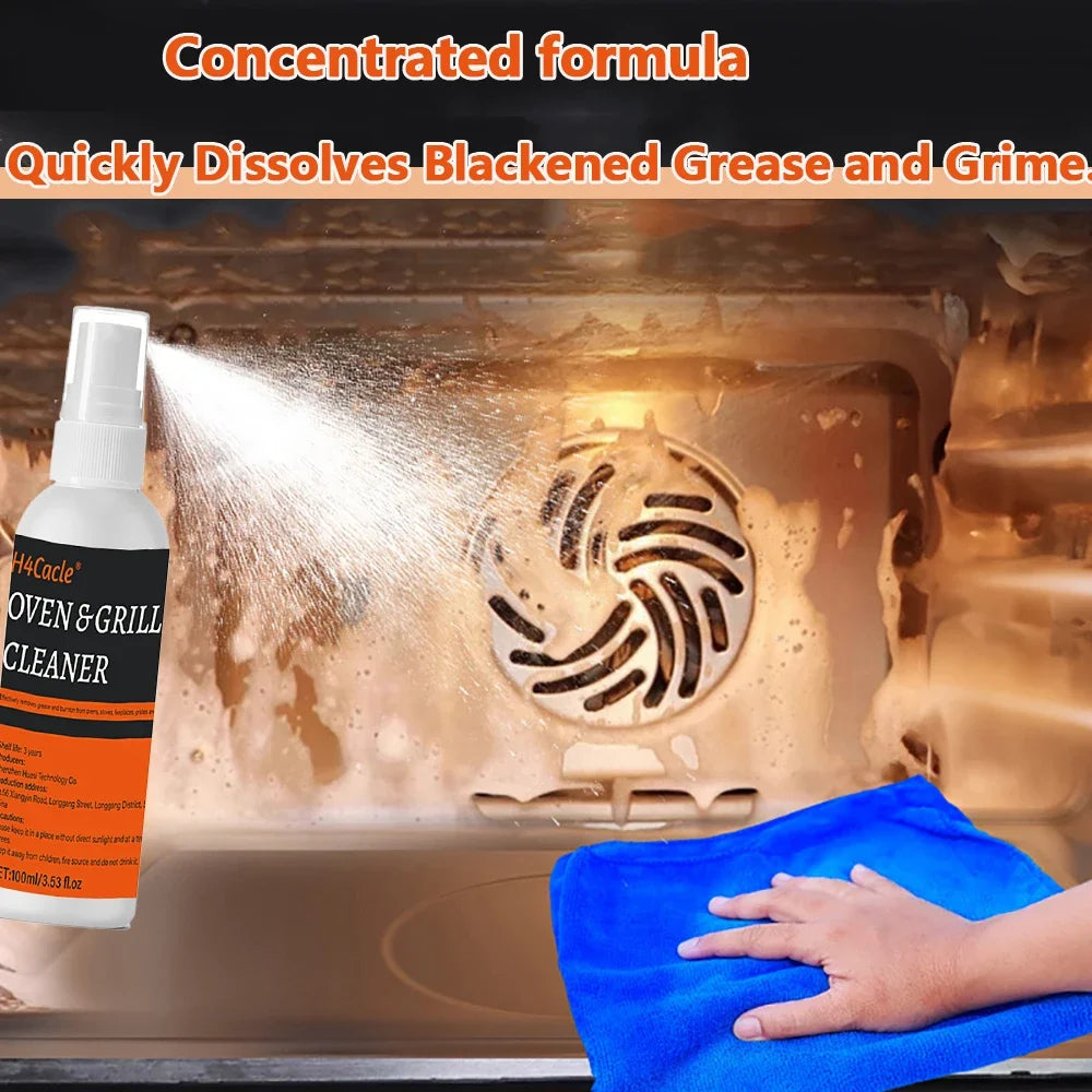Oven Grill Cleaner Cooktop Degreaser Deodorizer - Heavy Duty