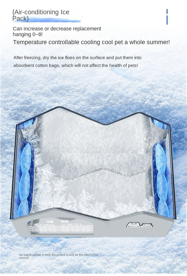 Cat Cooling Dog Ice House - Summer Air Conditioning Bed