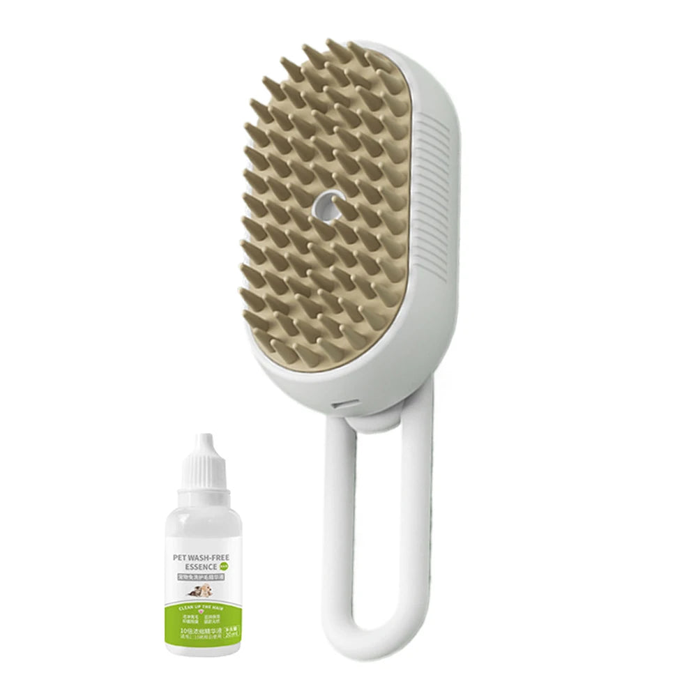 Cat Steam Brush, Dog Brush 3 in 1 Electric