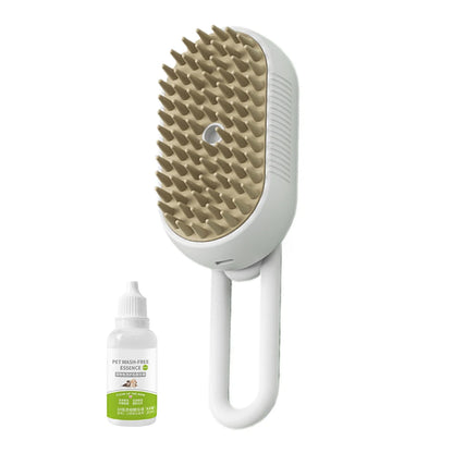 Cat Steam Brush, Dog Brush 3 in 1 Electric