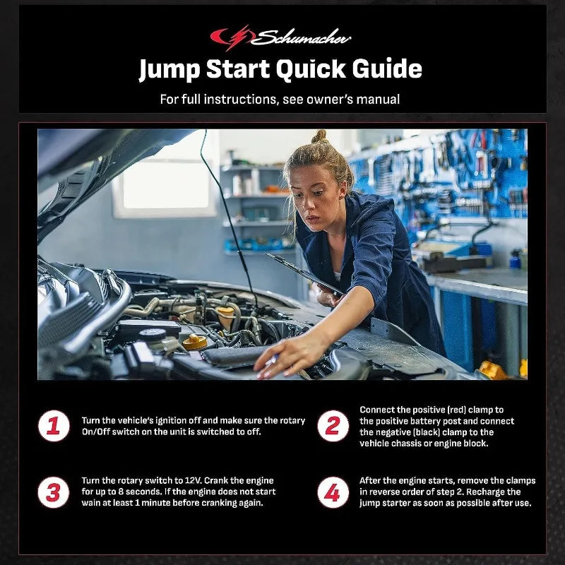 Electric DSR ProSeries Car Battery Jump Starter