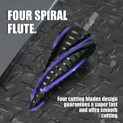M35 Cobalt 4-Flute Step Drill Bit