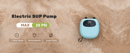 Electric 20PSI SUP Pump 38.48Wh Battery