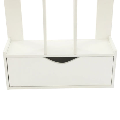 15-Compartment Bookcase with Cabinet - Modern Floor Standing