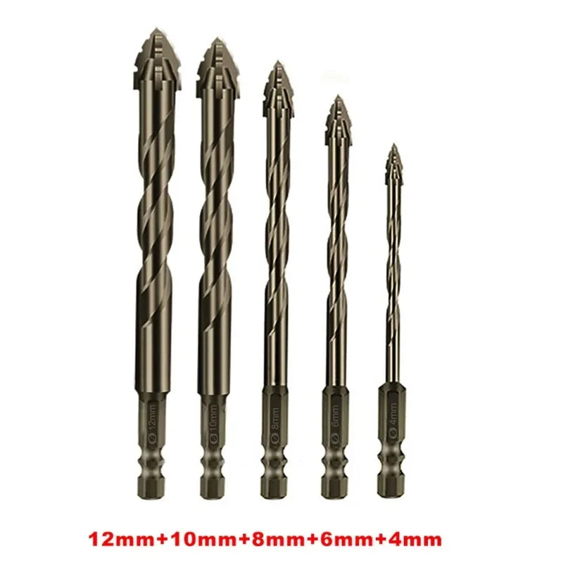 4-Blade Saw Tooth Eccentric Drill Bit | Efficient Drill & Tap