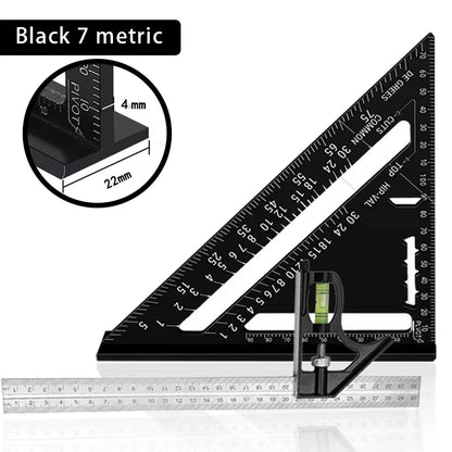 Premium Rafter Square and Combination Triangle Square Set