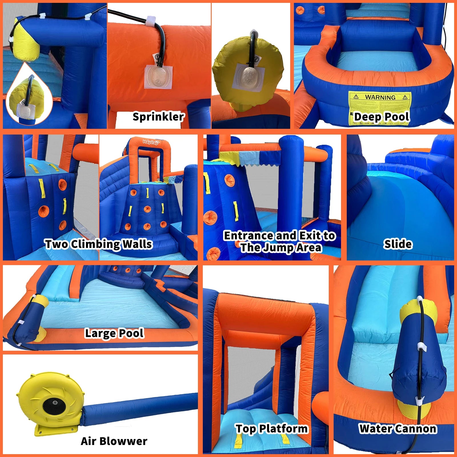 Inflatable Bounce House with Slide - Kids Jumping Castle